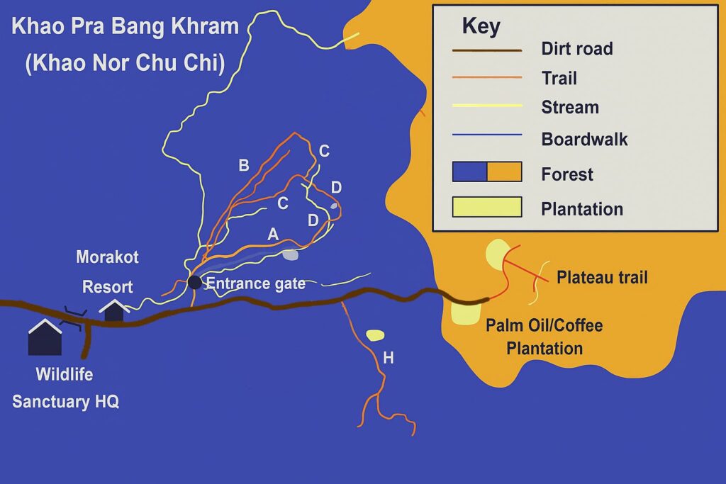 Nouvelle carte Kao Pra Bang Khram