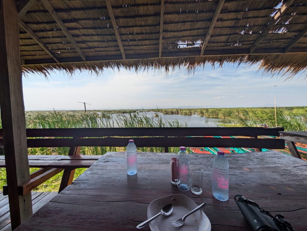 Restaurant Lung Cha avec vue sur le marais