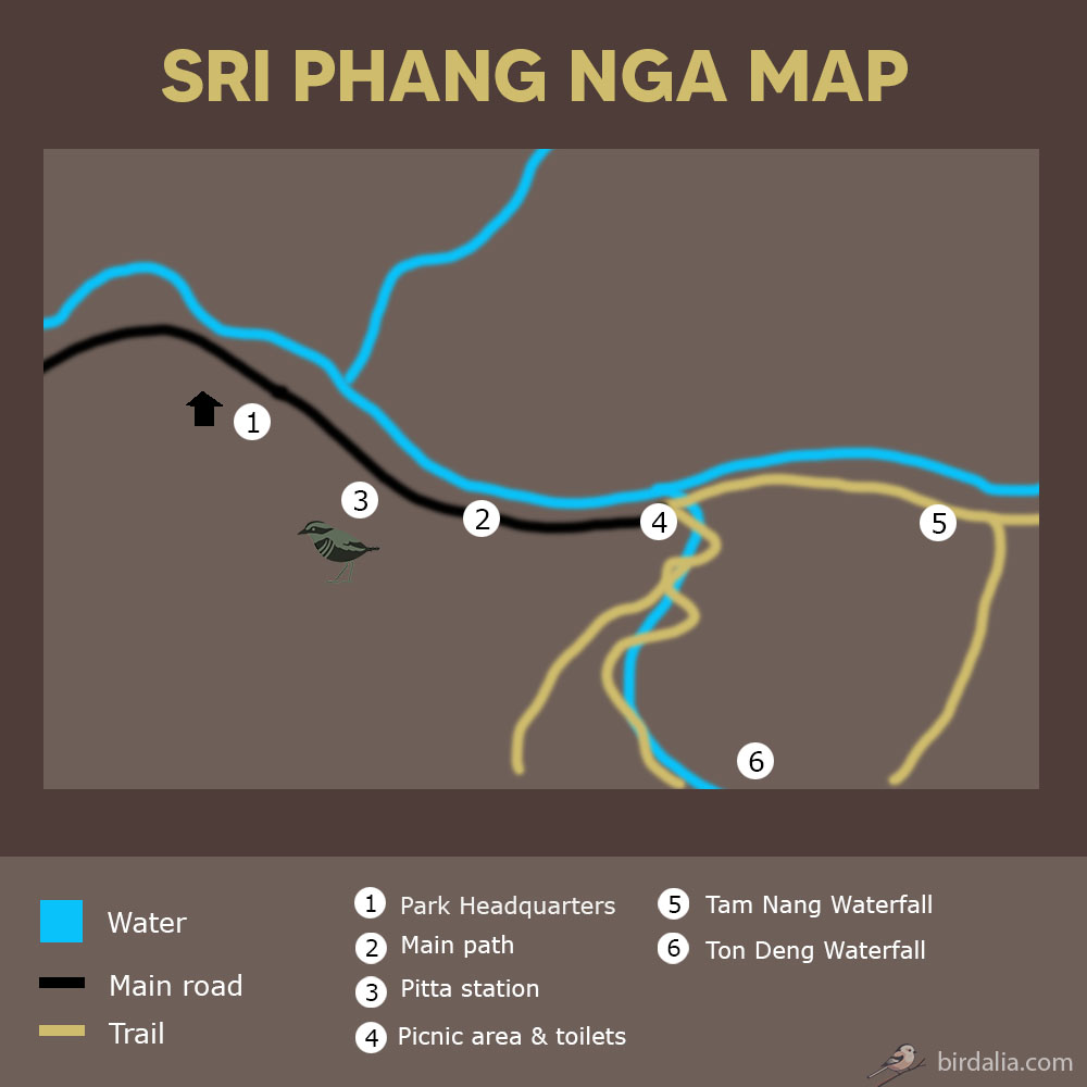 Sri Phang Nga Map