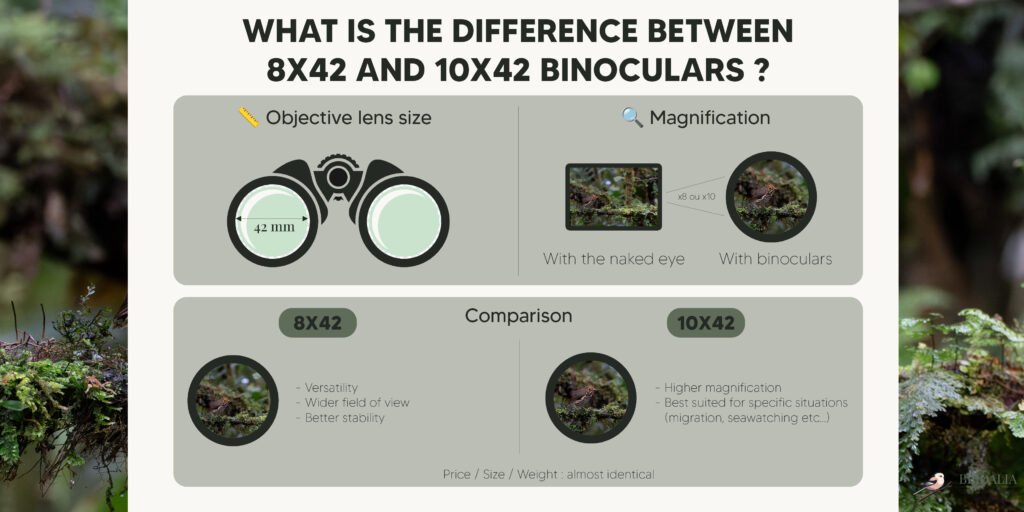 Binoculars 8x42 or 10x42